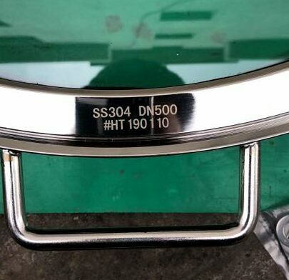Маркировка круглого люка DN500 со стеклянной крышкой Маркировка круглого люка DN500 со стеклянной крышкой